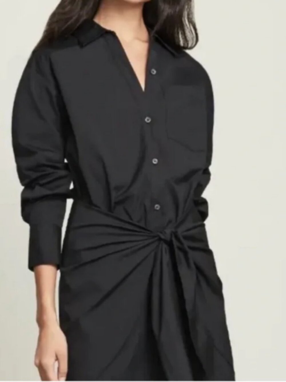 Veronica Beard Roanoke Shirtdress; NWT; Size 16; Black - Picture 2 of 7
